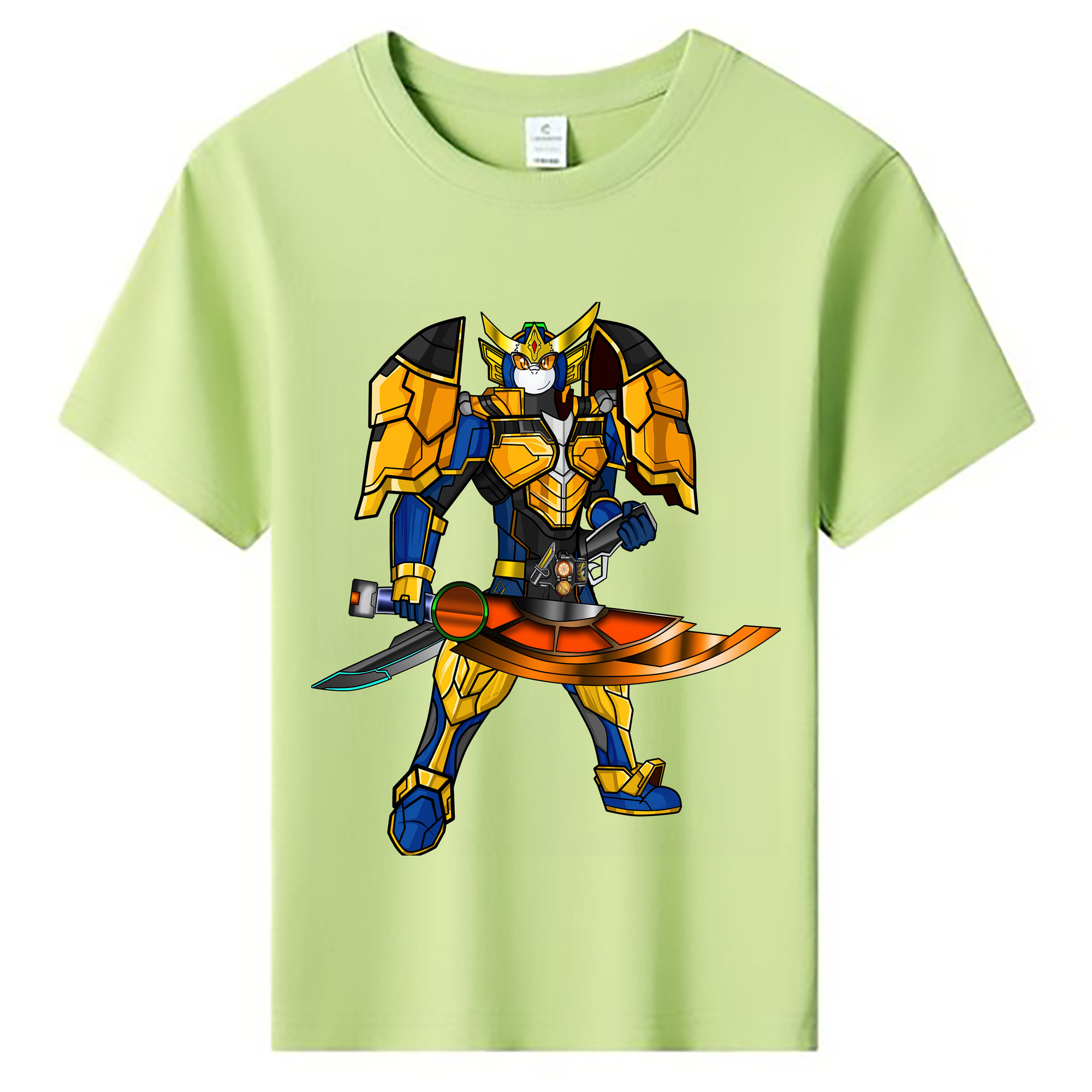 （画像用） Digimon デジタルモンスター/デジモン 綿100％キッズTシャツ（フロントプリント）